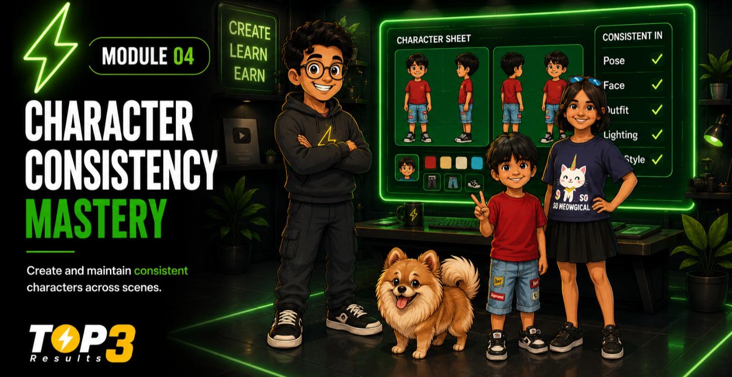 04 - Character Consistency Mastery — AI Creator Business Course Module
